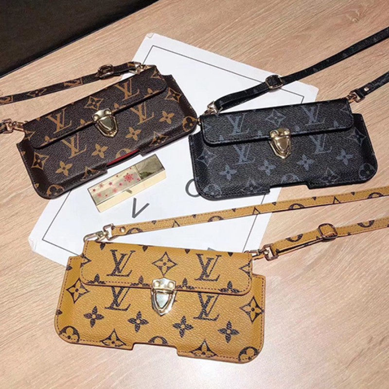 lv/ルイ·ヴィトンiphone 12ケースペアお揃い アイフォン12/11ケース iphone xs/x/xs maxケース iphone 7/8 plus/se2ケース ビジネス ストラップ付き個性潮 ファッションモノグラム