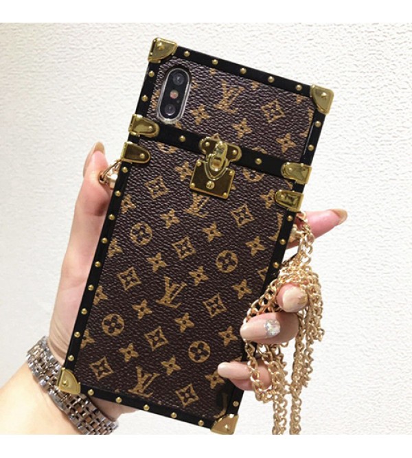 lv/ルイ·ヴィトンiphone 12 ケースブランド iphone11/11pro maxケース かわいいiPhone 7/8 plus/se2ケース ビジネス ストラップ付きins風  iphone x/xr/xs max ケースケース かわいい