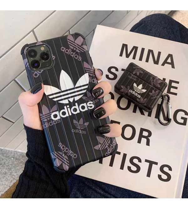 iphone 12ケースAdidas/アディダス女性向け iphone xr/xs maxケースシンプル ジャケットins風iphone xs/x/8/7 plus/se2ケースケース かわいいモノグラム iphone11/11pro maxケース ブランド