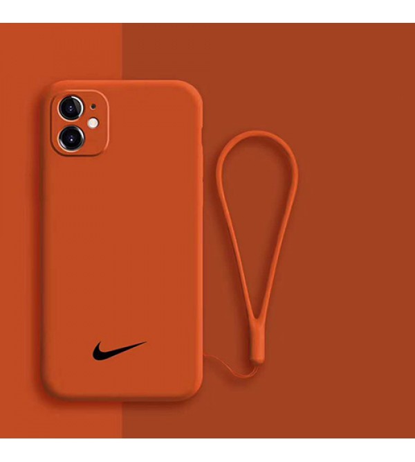 ナイキ/NIKE iphone 12ケース女性向け iphone xr/xs maxケース男女兼用人気ブランドiphone 7/8 plus/se2ケースビジネス ストラップ付きレディース アイフォンiphone 11/11 pro /11 pro maxケース おまけつき