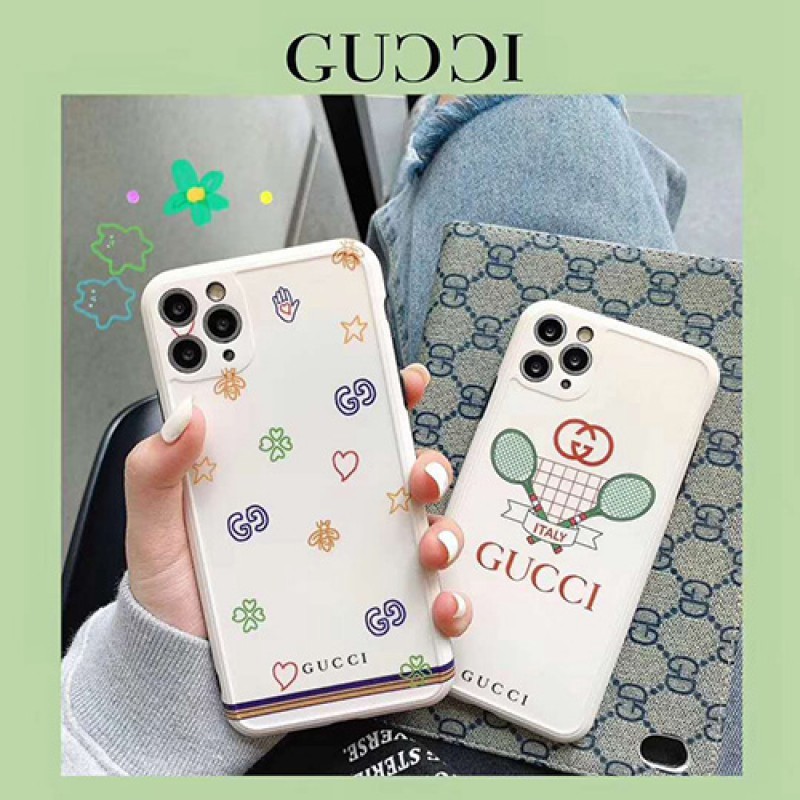 Gucci/グッチiphone 12 ケースブランド iphone11/11pro maxケース かわいいペアお揃い アイフォン11ケース iphone 8/7 plus/se2ケース個性潮 iphone x/xr/xs/xs maxケース ファッションins風ケース かわいい