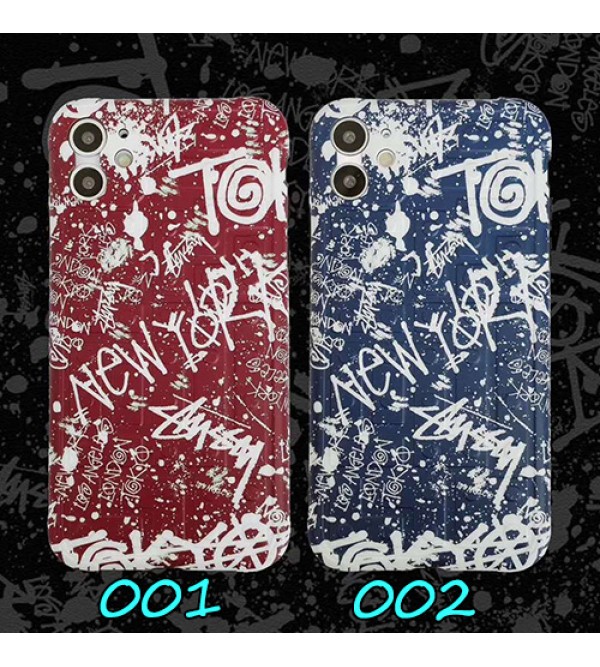 Stussy/ステューシーiphone12ケースブランド iphone7/8 plus/se2ケース かわいい個性潮 iphone x/xr/xs/xs maxケース ファッションメンズ iphone11/11pro maxケース 安い