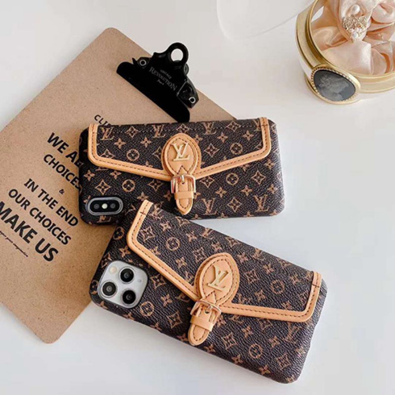 lv ルイ·ヴィトン iphone13/12s/12 pro max/12 miniケース 封筒型 ブランド iphone11/11pro maxケース 財布 かわいい ins風 iphone 7/8 plus/se2ケース お洒落 iphone xr/xs max/11proケース ブランド