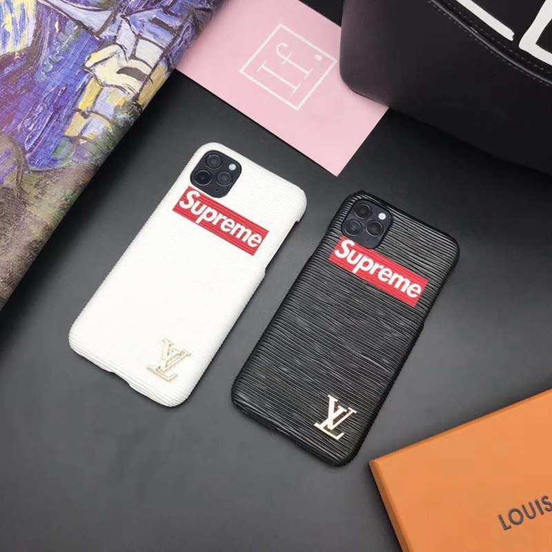 Supreme/シュプリーム2020 iPhone 12ケース ペアお揃い アイフォン11ケースlv/ルイ·ヴィトン iphone xs/x/8/7 plus/se2ケースビジネス ストラップ付きレディース アイフォンiphone xs/11/8 plusケース おまけつきジャケット型 iphone x/xr/xs/xs maxケース 高級 人気