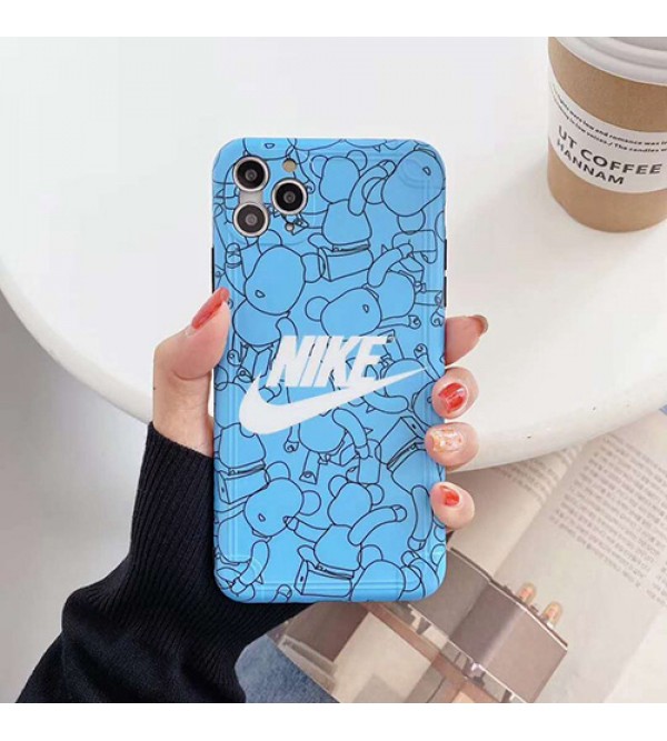 Nike/ナイキ女性向け iphone x/8/7 plus /se2ケースiphone 12ケースGLOOMY BEARブランドモノグラム iphone11/11pro maxケース ブランド iphone xr/xs maxケース大人気