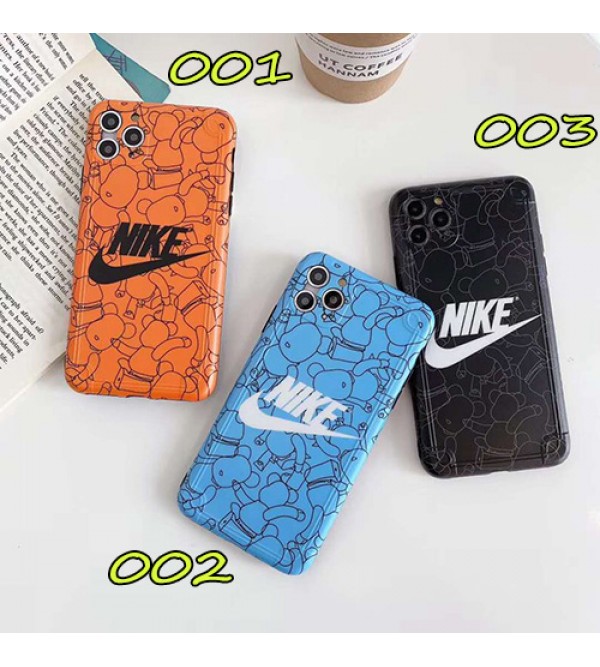 Nike/ナイキ女性向け iphone x/8/7 plus /se2ケースiphone 12ケースGLOOMY BEARブランドモノグラム iphone11/11pro maxケース ブランド iphone xr/xs maxケース大人気