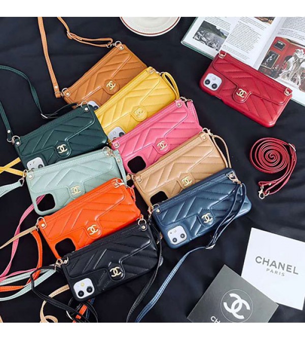 Chanel/シャネル iphone 13/13 pro/13 pro max/13 miniケース ビジネス ブランド ストラップ付きアイフォンiphonex/8/7 plus/se2ケース ファッション経典 メンズ個性潮huawei mate 30 proケース ファッションアイフォン12カバー レディース バッグ型 ブランド