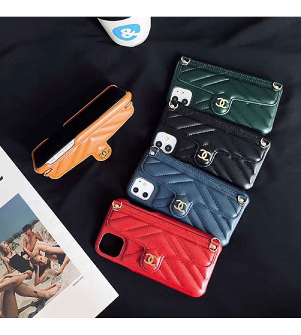 Chanel/シャネル iphone 13/13 pro/13 pro max/13 miniケース ビジネス ブランド ストラップ付きアイフォンiphonex/8/7 plus/se2ケース ファッション経典 メンズ個性潮huawei mate 30 proケース ファッションアイフォン12カバー レディース バッグ型 ブランド