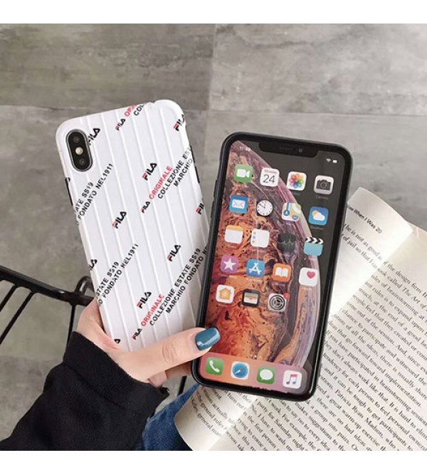 FILAiphone 12ケースペアお揃い アイフォン11ケース iphone xs/x/8/7/se2ケースファッション セレブ愛用 iphone11/11pro maxケース 激安レディース アイフォンiphone xs/11/8 plusケース おまけつきジャケット型 2020 iphone12ケース 高級 人気