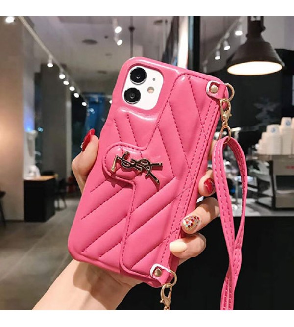 YSL/イブサンローランブランド iphone 12ケース かわいい男女兼用人気ブランドhuawei mate 30 proケースシンプル iphone 7/8/se2ケース ジャケットアイフォン12カバー レディース バッグ型 ブランド