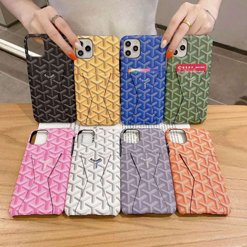 Goyard/ゴヤール ブランド iphone13/13pro max/13 mini/13 proケース かわいいiphone 12/7/8/se2ケース ビジネス ストラップ付きメンズ iphone11/11pro maxケース 安いアイフォン12カバー レディース バッグ型 ブランド