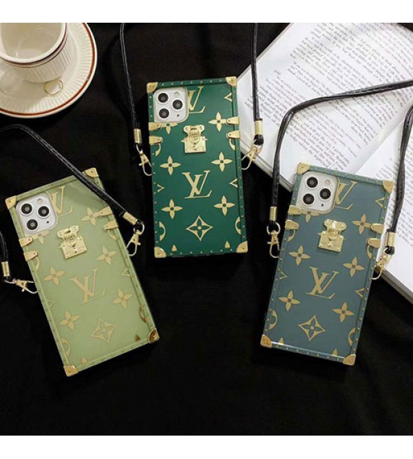 lv/ルイ·ヴィトン トランク型 iphone 13/12s/12 mini/12 pro/12 pro maxケース ブランド 経典 アイフォン12/xs/11/8 plusカバー おまけつき バッグ型 ファッション iphone x/8/7 plusケース 大人気 メンズ レディース 