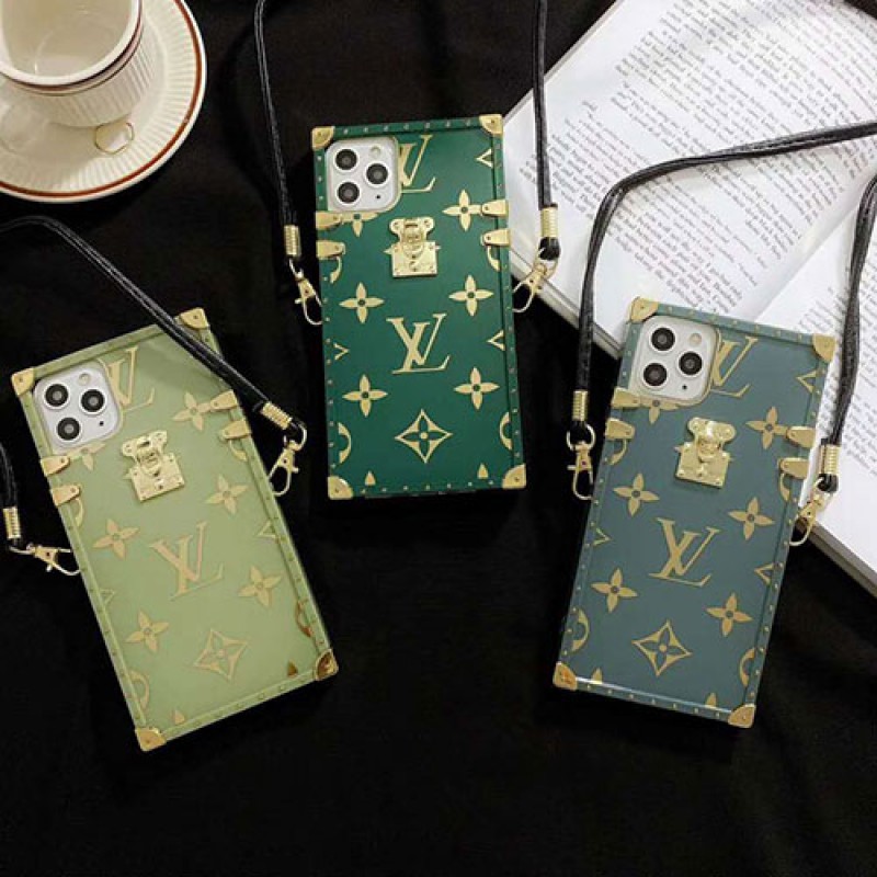 lv/ルイ·ヴィトン トランク型 iphone 13/12s/12 mini/12 pro/12 pro maxケース ブランド 経典 アイフォン12/xs/11/8 plusカバー おまけつき バッグ型 ファッション iphone x/8/7 plusケース 大人気 メンズ レディース 