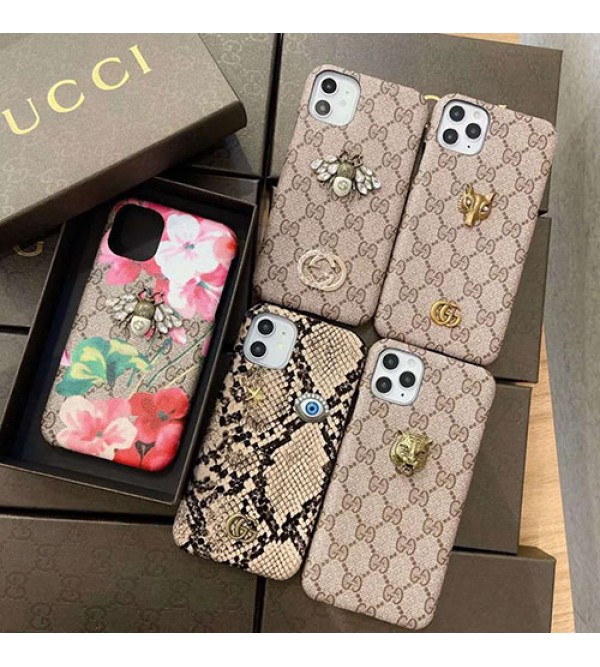 Gucci/グッチ女性向け iphone 12/12 pro 12 pro maxケース男女兼用人気ブランドiphone xr/xs maxケースins風 iphone 11/11 pro/11 pro maxケースケース かわいいモノグラム iphone11/11pro maxケース ブランド