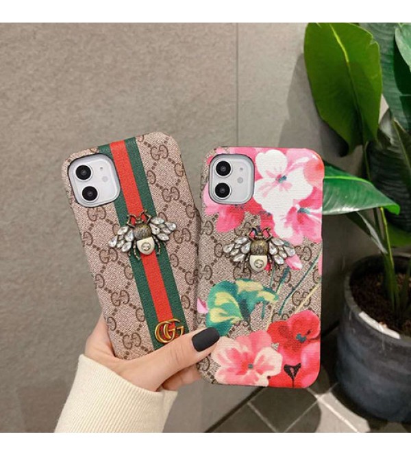 Gucci/グッチ女性向け iphone 12/12 pro 12 pro maxケース男女兼用人気ブランドiphone xr/xs maxケースins風 iphone 11/11 pro/11 pro maxケースケース かわいいモノグラム iphone11/11pro maxケース ブランド