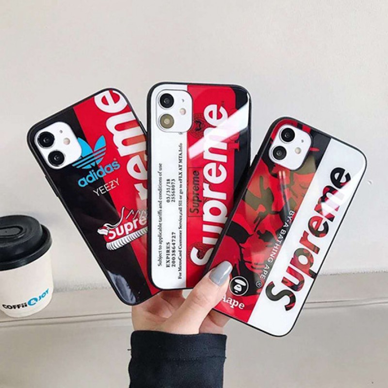 シュプリーム/Supreme ブランド iphone 13/13 pro max/13 pro/13 miniケース かわいい iphone12/12pro maxケース ビジネス ストラップ付きアイフォン12カバー レディース バッグ型 ブランド