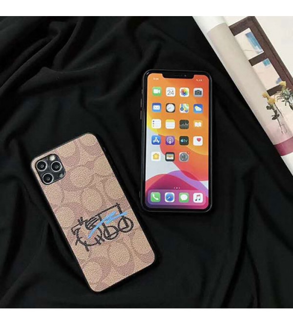 コーチIphone12/12pro/12pro max/12miniケース ビジネス ストラップ付きレディース アイフォンiphone xs/11/8 plusケース おまけつきiphone xr/xs max/11proケースブランドモノグラム iphone11/11pro maxケース ブランド