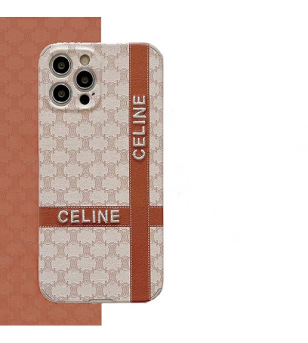 CELINE/セリーヌ ブランド  Iphone13/13 mini/13 pro maxケース かわいい ジャケット型 四角保護 モノグラム 芸能人愛用 アイフォン13/13プロ/13ミニカバー メンズ レディーズ