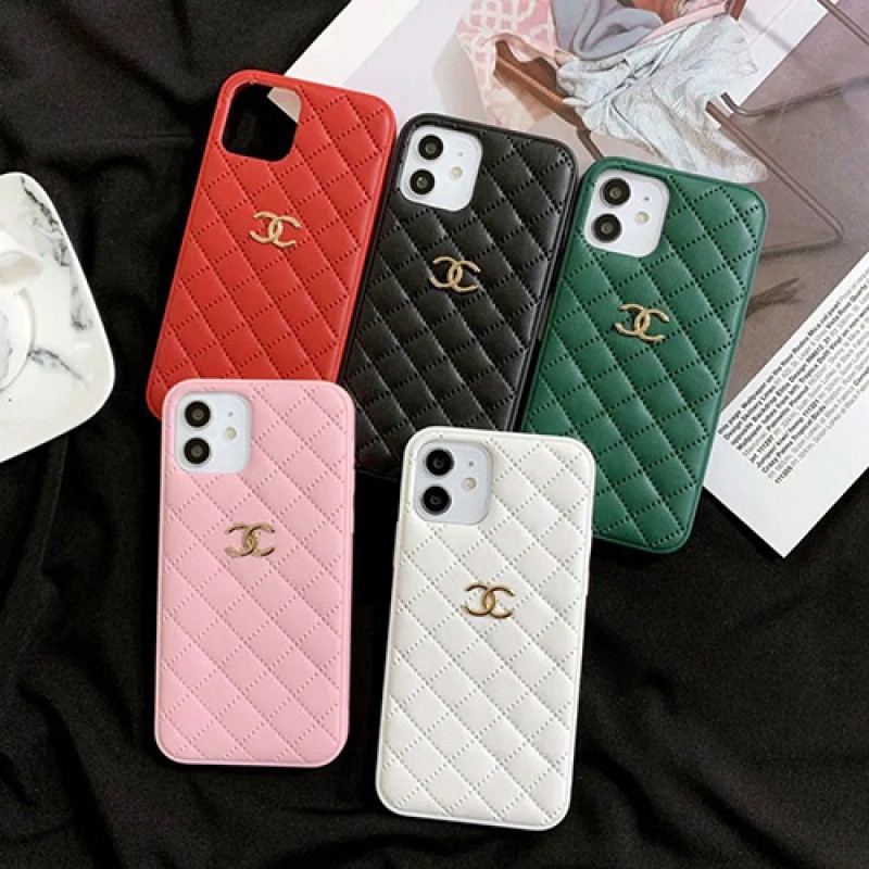 CHANEL ブランド iphone 13 pro/13 pro max/13 miniケース 可愛い ステッチ レザー シャネル スマホケース ジャケット型 菱形紋 耐衝撃 芸能人愛用 アイフォン13プロ/13ミニカバー レディース