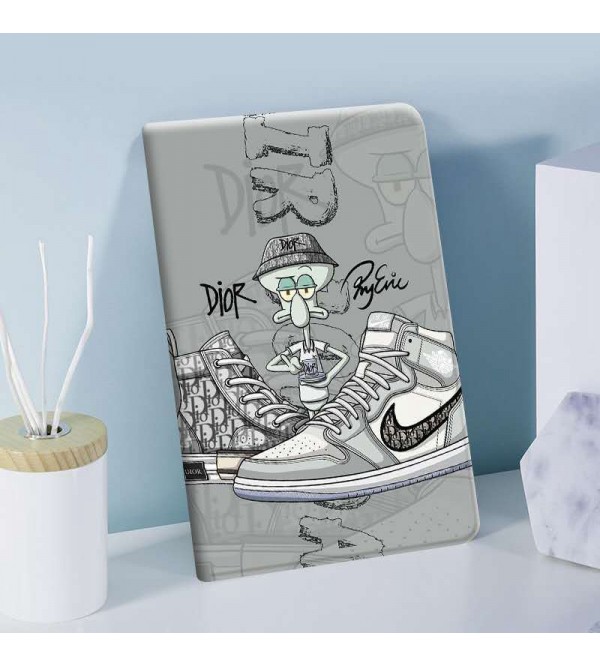 Dior/ディオール ipad mini 6/9/pro 2020/2021ケース ブランド 手帳型 アニメ Nike/ナイキ アイポッド ミニ 6/9/2/3/4/5カバー キャラクター 第9/8/7世代  ipad pro 12.9 2020カバー スタンド付き  ipad air4/3/2 人気 メンズ レディース