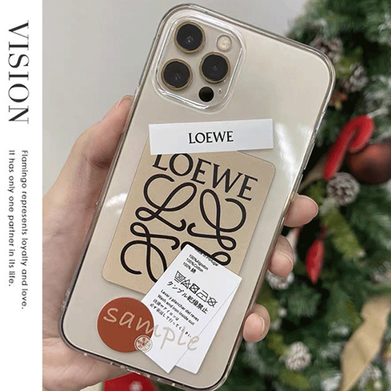 LOEWE ブランド ロエベ Iphone13 mini/13 Pro Maxケース クリア ジャケット型 アイフォン13/13プロ/13ミニカバー激安モノグラム 経典 Iphone 11pro/X/Xr/Xs Max/8/7 Plusケース 芸能人愛用 メンズ レディース