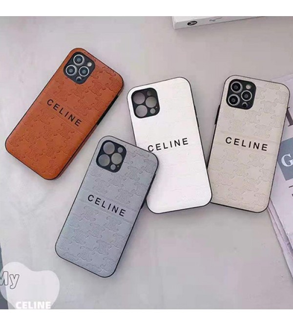 セリーヌ ブランド iphone13/12 mini/13 pro max/12 proケース おしゃれ celine レザー モノグラム 安い アイフォン12/11/xs/x/8/7/se2カバー 女性向け