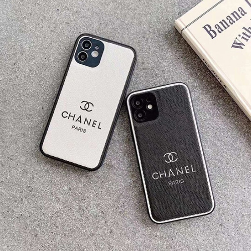 シャネル ハイブランド iPhone13/12s/13 pro/12 pro maxケース デニム風 シンプル CHANEL モノグラム柄 ジャケット型 四角保護 アイフォン12/11/xr/x/xs/8/7/se2カバー 黒白 メンズ レディース