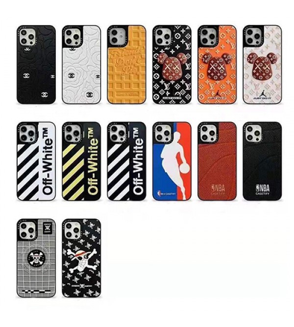 LV/ルイヴィトン Jordan/ジョーダン ブランド コラボ iphone13/13 pro/13 pro max/12miniケース お洒落 ジャケット型 CHANEL/シャネル NBA運動風 モノグラム Off-white/オフホワイト アイフォン13/13プロ/13ミニ/12s/12/11カバー ファッション メンズ レディーズ