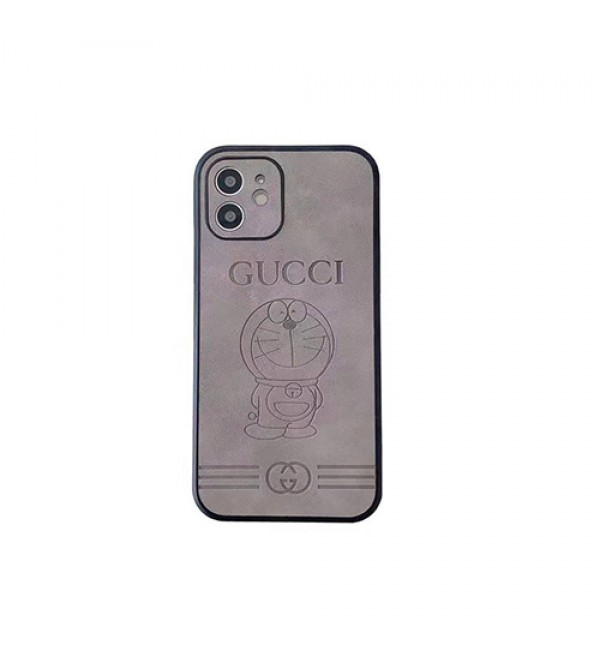 Gucci x Doraemon コラボ ハイブランド iphone13/12s/13 pro max/12 miniケース おしゃれ GGモノグラム グッチ ドラえもん シンプル TPU 全面保護 アイフォン12 pro max/11/se2/x/xs/xr/8/7カバー  メンズ レデイーズ