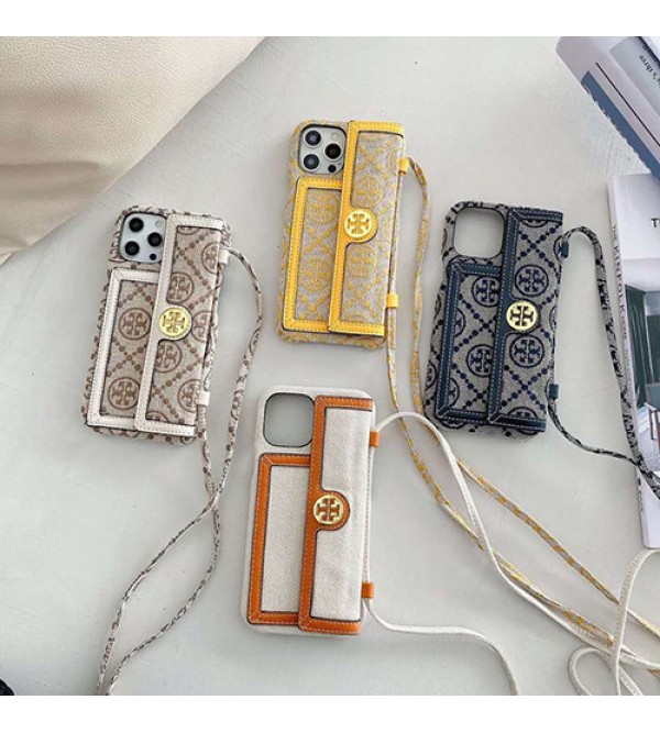 トリー バーチ バッグ型 iPhone 13/12s/13 mini/13 pro maxケース ブランド 個性 Tory Burch モノグラム カード入れ 人気 斜め掛け 芸能人愛用 手帳型 アイフォン13/12S/12 Pro Max/12 Mini/11/x/8/7ケース レディース