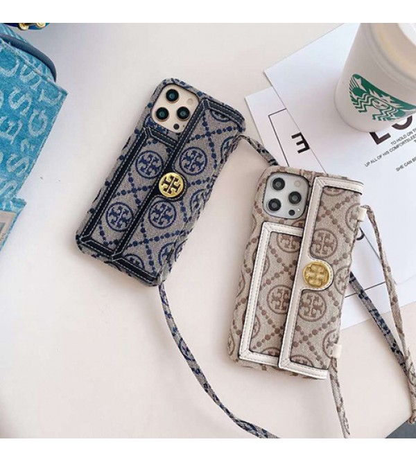 トリー バーチ バッグ型 iPhone 13/12s/13 mini/13 pro maxケース ブランド 個性 Tory Burch モノグラム カード入れ 人気 斜め掛け 芸能人愛用 手帳型 アイフォン13/12S/12 Pro Max/12 Mini/11/x/8/7ケース レディース