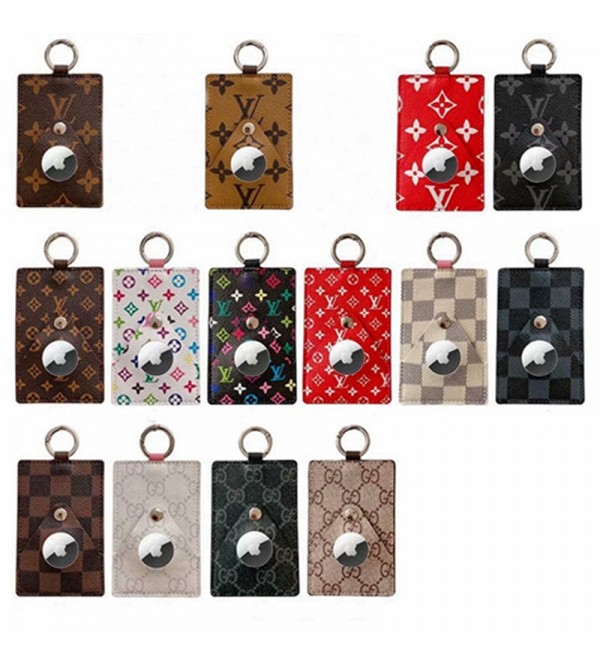 LV/ルイヴィトン ハイブランド Airtag保護カバー Gucci/グッチ アクセサリー カード収納 カラビナ付き エアタグケース レザー製 GPS 紛失防止 メンズ レディース