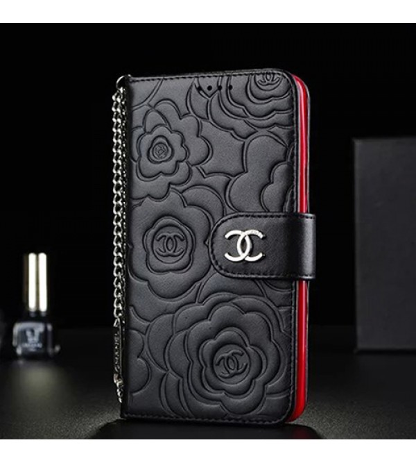 シャネル 手帳型 iphonexr/xs max/xsケース 椿 chanel 山茶花 iphone x/8/7携帯カバー お洒落 人気 iphone6/6plusケース 芸能人愛用