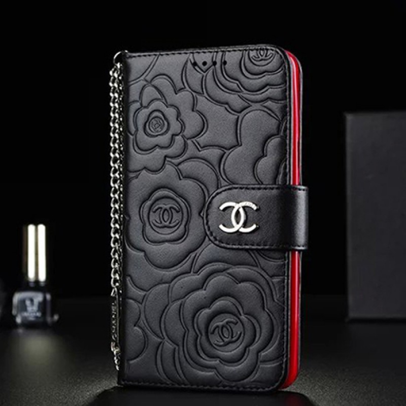 シャネル 手帳型 iphonexr/xs max/xsケース 椿 chanel 山茶花 iphone x/8/7携帯カバー お洒落 人気 iphone6/6plusケース 芸能人愛用