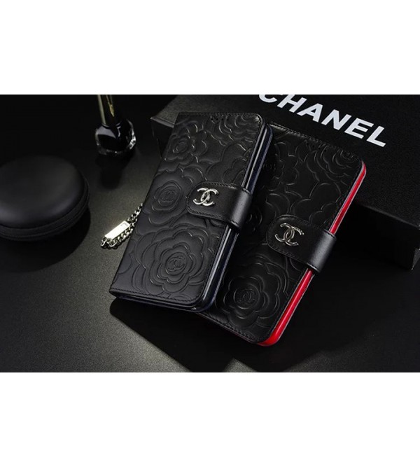 シャネル 手帳型 iphonexr/xs max/xsケース 椿 chanel 山茶花 iphone x/8/7携帯カバー お洒落 人気 iphone6/6plusケース 芸能人愛用