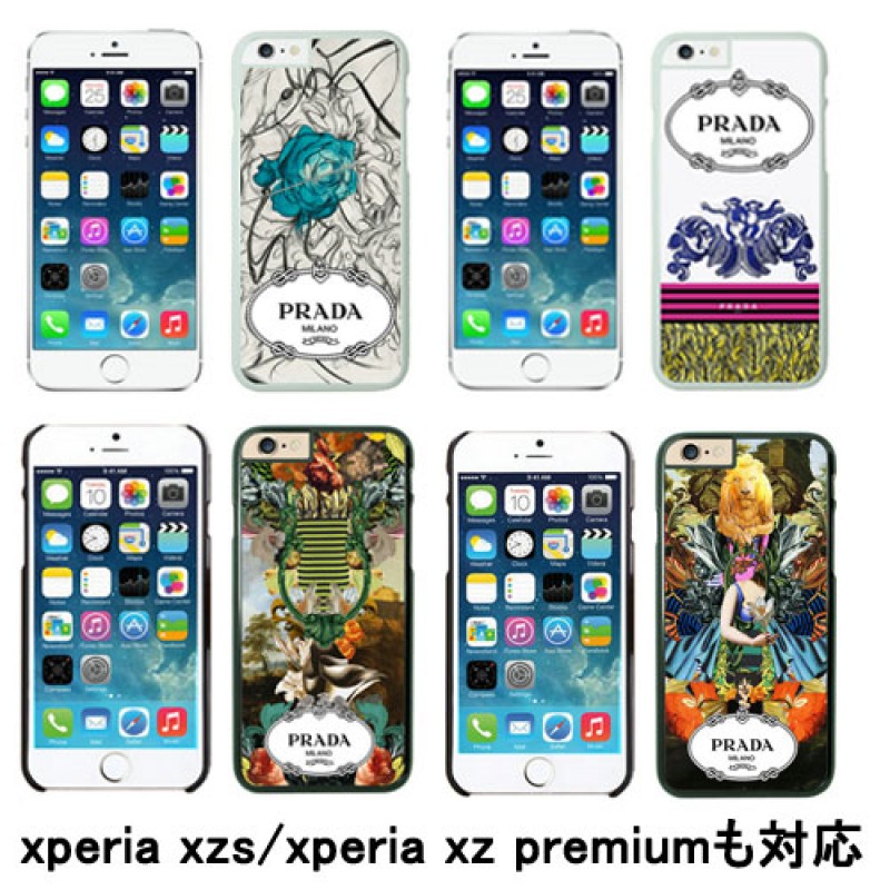 iphone 12 ケースプラダ iphone xs/xs max/11 proケース Xperia X compact SO-02Jカバー PRADA Xperia XZ SO-01J/SOV34/503SOケース プラダ アイフォン7プラス iPhone xr/8/6s plusカバー