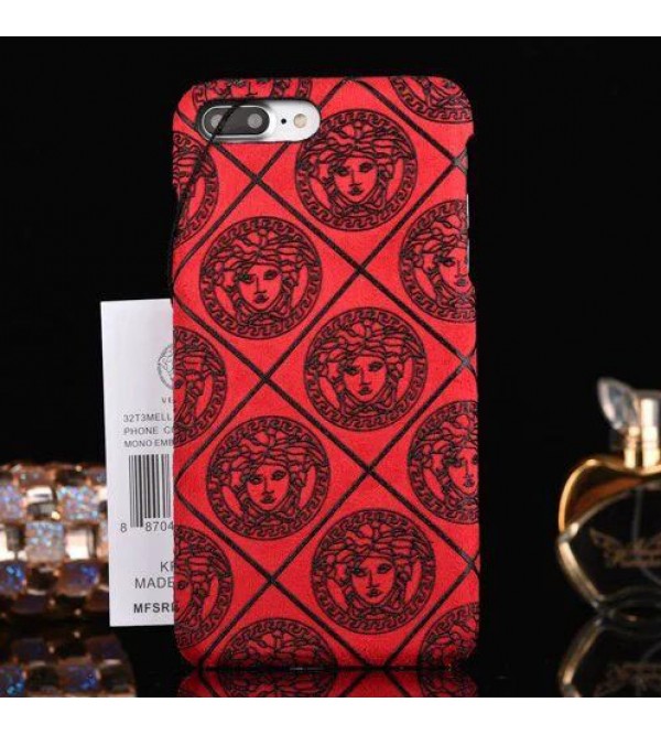 VERSACE  iphone 12ケースアイフォン7プラスカバー ジャケット iPhone8/8 plusケース ヴェルサーチ スエード ブランド アイフォン7/6/6s ペア 