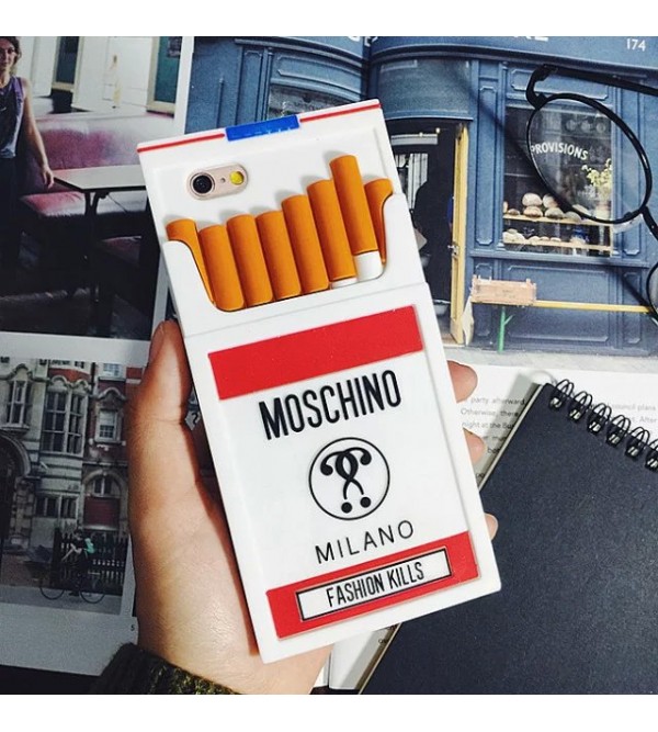 個性 iPhone6/6s plusケース iphone 12ケースタバコ アイフォン7プラス/iPhone8カバー モスキーノ 芸能人愛用 iPhone6/6sケース MOSCHINO アイフォン7カバー 学生向け