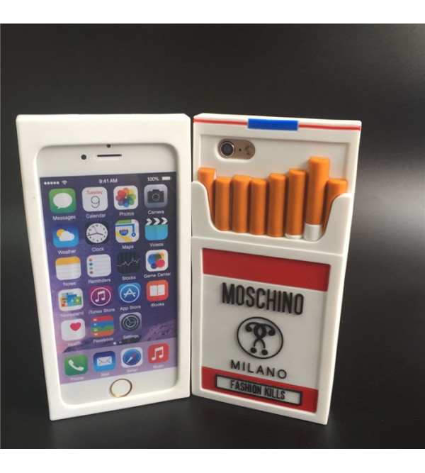 個性 iPhone6/6s plusケース iphone 12ケースタバコ アイフォン7プラス/iPhone8カバー モスキーノ 芸能人愛用 iPhone6/6sケース MOSCHINO アイフォン7カバー 学生向け