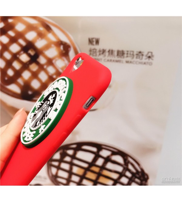 iphone 12 ケースSTARBUCKS アイフォン8/7 plusケース ブランド カップル iPhone6/6s plusカバー スターバックス ジャケット 赤 アイフォン7ケース