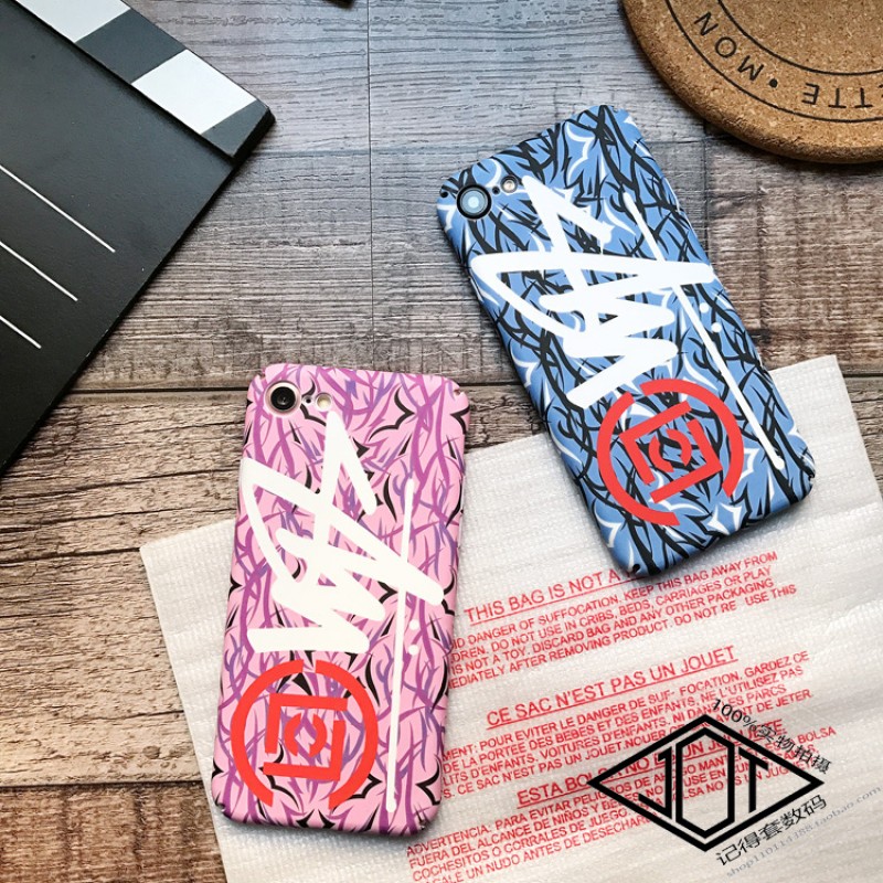 iphone 12 ケースステューシー ブランド iPhone8/7 plusケース ジャケット 原宿風 iPhone6/6s plusカバー Stussy カップル iPhone7/6/6sケース 高品質 カッコイイ