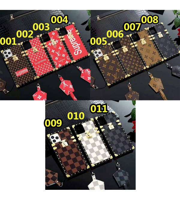 シュプリーム LV ブランド iphone 13 mini/13 pro/13/13 pro maxケース オシャレ iphone iPhone 12/12pro/xr/xs max/xsケース ルイヴィトン iphone x/8/7ケース モノグラム アイフォン13/12/11/X/XS/XRケース ファッションTPU製 ストラップ付き男女兼用