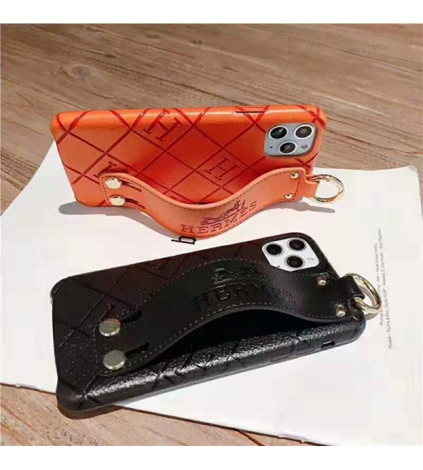 エルメス iphone 13/13 pro/13 mini/13 pro maxケース オシャレ ブランド HERMES iphone12/12pro /12pro maxケース 個性 iphone x/xs/xr/xs maxケースストラップ付きiphone7/8/plusケースファンション ジャケット型