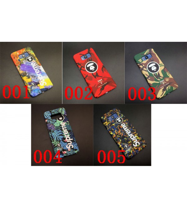 iphone 12ケースシュプリーム aape galaxy S8/S8plus ジャケット携帯ケース ファンションiphone8/8plusケース supreme iphone7カバー 個性的 男女兼用