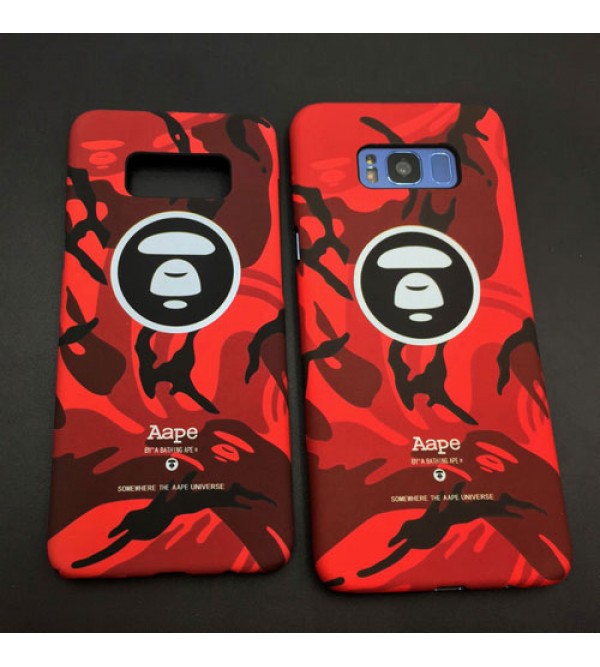 iphone 12ケースシュプリーム aape galaxy S8/S8plus ジャケット携帯ケース ファンションiphone8/8plusケース supreme iphone7カバー 個性的 男女兼用