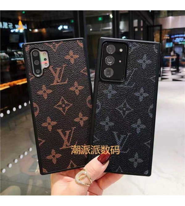 LV ペアお揃い galaxys20/ note10 s10/s9 plusケース ビジネス ストラップ付きアイフォンiphonex/8/7 plusケース ファッション経典 メンズ