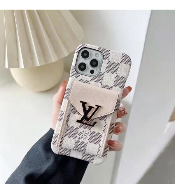 LV ブランド ルイヴィトン iphone 13/13 pro/13 pro max/12/11ケース バッグ型 ヴィトン レザー製 モノグラム カード収納 シンプル アイフォン13/12/11ケース ファッション メンズ レディーズ