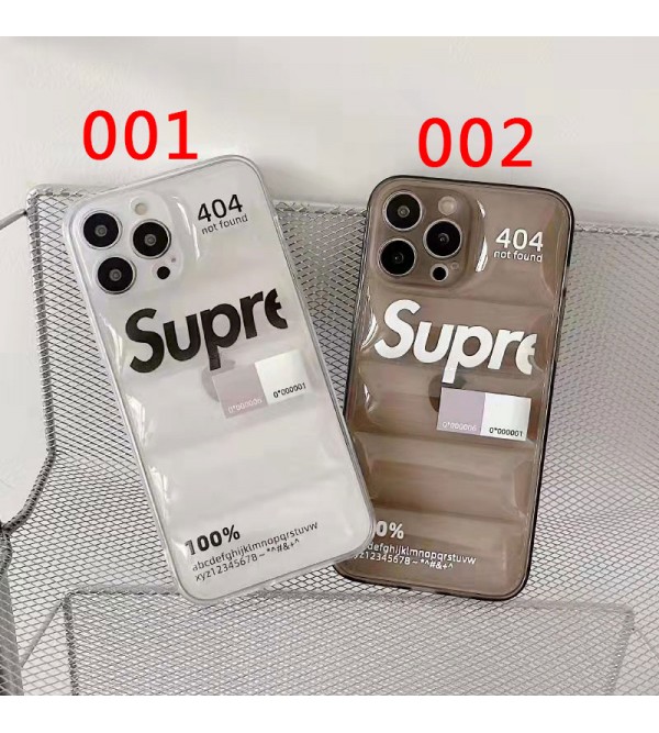 Supreme/シュプリーム ブランド  Iphone 13/13 Pro/13 Pro Maxケース 激安 経典 クリア ジャケット型 セレブ愛用 モノグラム アイフォン13/12/11/X/XS/XR/8+/7+カバー 四角保護 メンズ レディース