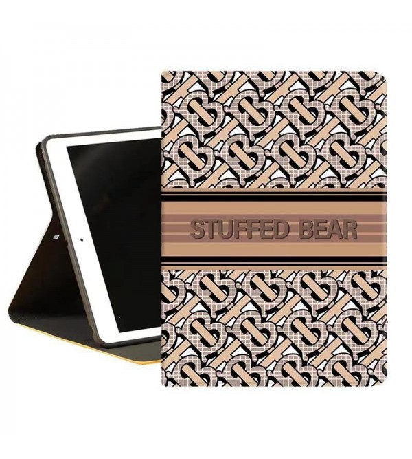 Burberry/バーバリー ブランド ipad 10/pro 2022/air5/mini 6/9ケース オシャレ モノグラム 手帳型 スタンド付き アイパッド10/プロ2022/エアー5/ミニ 6/9カバー 芸能人愛用 高級 第10世代 保護 ファッション メンズ レディーズ 