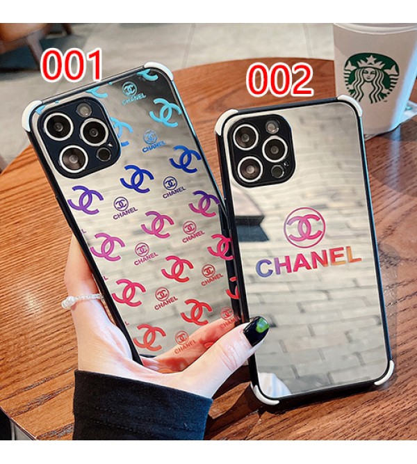 CHANEL/シャネル ブランド iphone 13 mini/13 pro maxケース 鏡面ガラス きらきら アイフォン13/12/11カバー 光沢 潮流 芸能人愛用 安い メンズ レディーズ